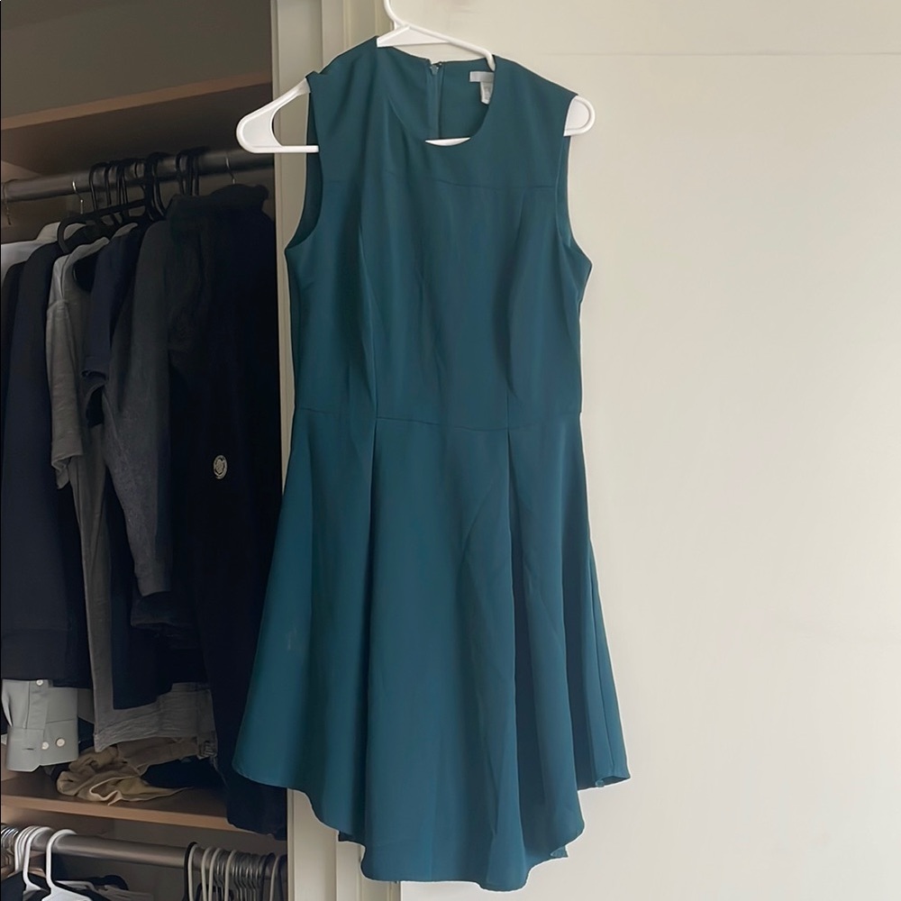 H&M Teal Sleeveless Mini Dress